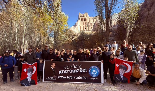 Türk Eğitim Sen saygı yürüyüşü gerçekleştirdi