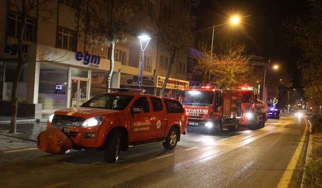 Nevşehir’de yangın söndürüldü, kavga çıktı