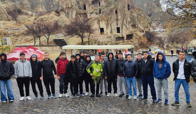 Antalyalı öğrenciler Kapadokya’yı keşfetti