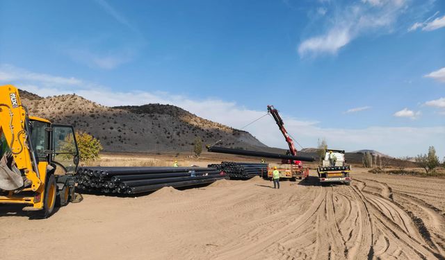 Doğalgaz alt yapı çalışmaları başladı