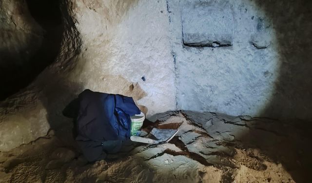 Nevşehir’de definecilere suçüstü: 2 gözaltı