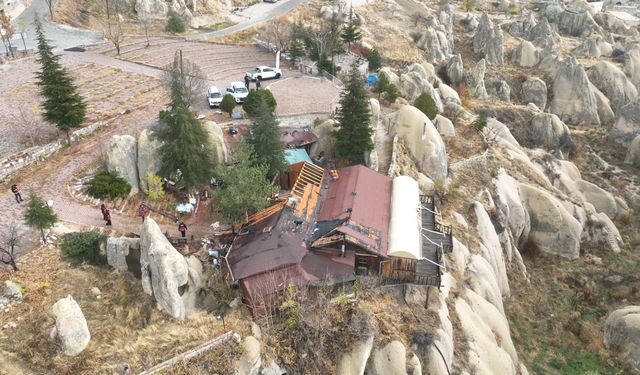 Kapadokya’da kaçak yapı temizliği sürüyor