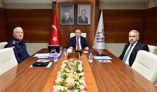 Yılbaşında alınacak önlemler görüşüldü