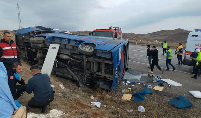 Nevşehir cezaevi aracı kaza yaptı: Çok sayıda yaralı