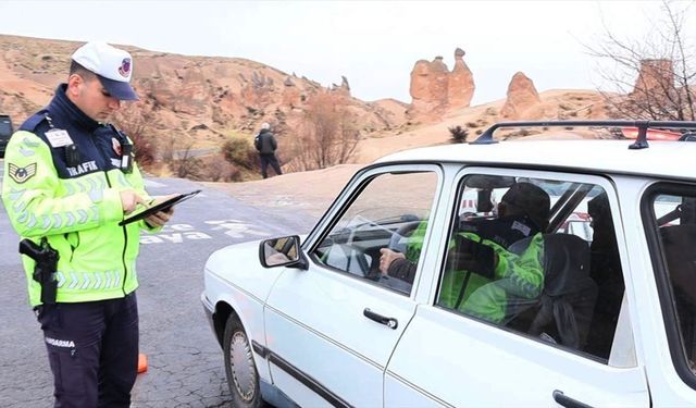 Nevşehir'de 144 sürücüye ceza yazıldı