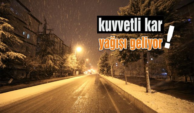 Nevşehir’de kar yağışı etkisini artıracak