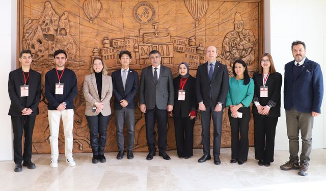 NEVÜ ile JICA arasında uluslararası iş birliği görüşmesi