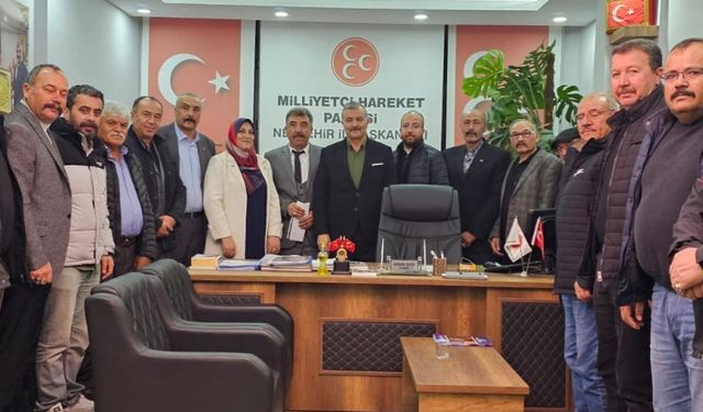 MHP Gülşehir ilçe yönetiminde bayrak değişimi