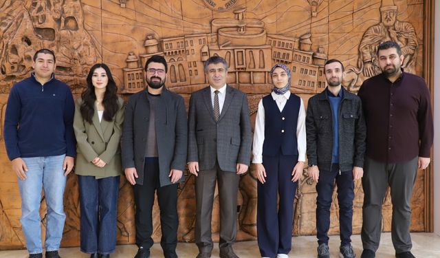 İhtisas akademisi öğrencileri Rektör Aktekin’ ile görüştü
