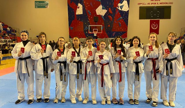 Nevşehirli gençler sporda da zirvede