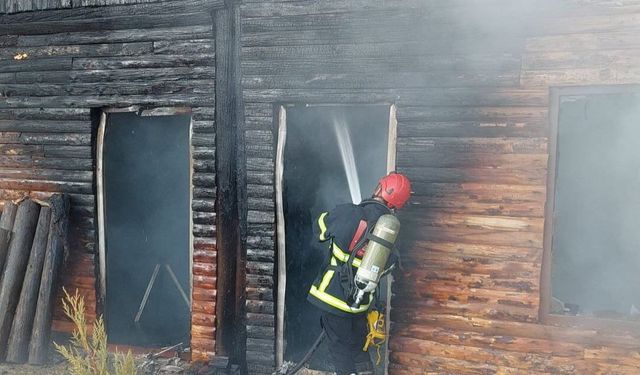 Ürgüp’te bağ evinde yangın: Faciadan dönüldü