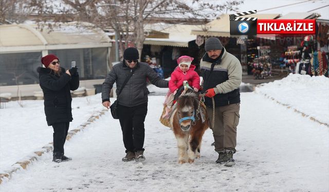 Kış tatilinde Kapadokya turist akınına uğradı
