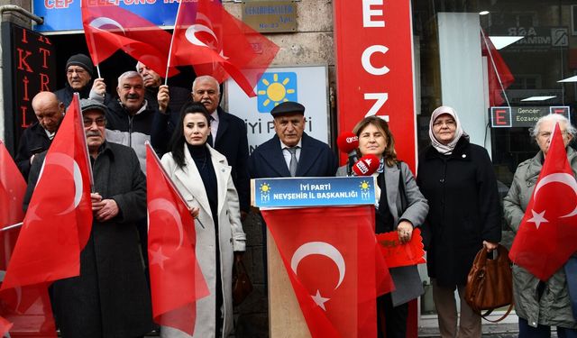 İYİ Parti Nevşehir’den bayrak saldırısına tepki