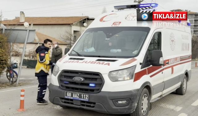 Kamyonetin çarptığı yaşlı adam yaralandı