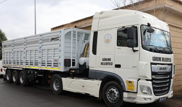 Belediye hizmet filosunu genişletti: Yeni tır ve dorse görevde