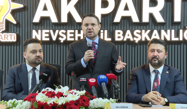 Akın Gürlek, AK Parti İl Başkanlığında konuştu