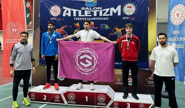 Pistte büyük başarı: NEVÜ öğrencisi Türkiye üçüncüsü