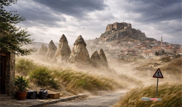 Nevşehir ve çevresinde fırtına alarmı: Saatte 90 kilometre