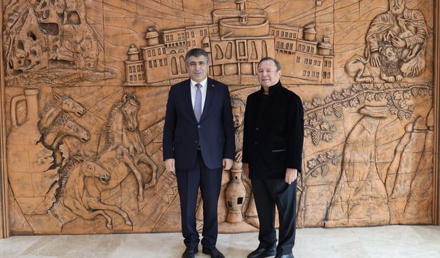 Emekli Büyükelçi Volkan Vural’dan Rektör Aktekin’e ziyaret