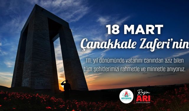 Başkan Rasim Arı’dan 18 Mart mesajı