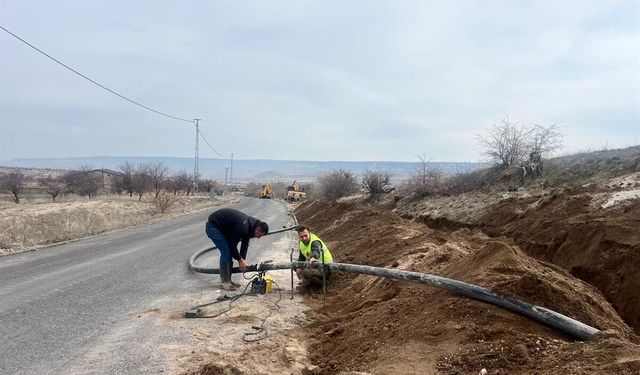 Nevşehir İl Özel İdaresinden köylere yoğun mesai