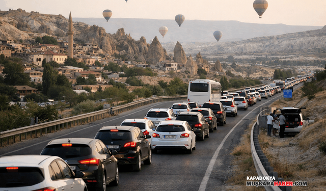 Nevşehir’de bayram dönüşü başladı