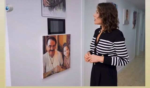 Tatlıses’in evinde dikkat çeken detay: Gülhan Kartal imzalı tablo