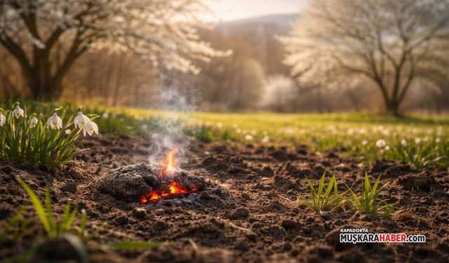 Baharın müjdecisi geldi: Cemre toprağa düştü