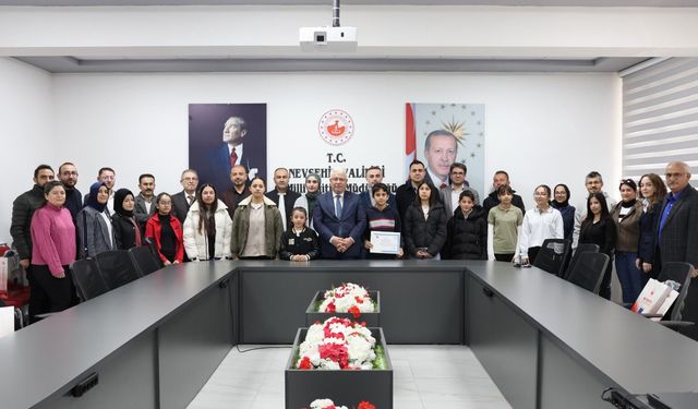 Nevşehir’de 12 Mart coşkusu: Ödüller sahiplerini buldu