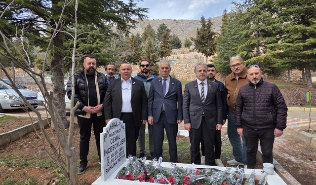 Cemal İncesoyler mezarı başında anıldı