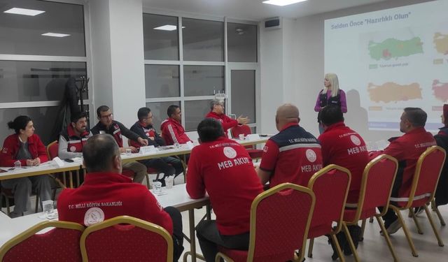 Afet ve acil durumlara hazırlık: Nevşehir’de eğitmen eğitimi