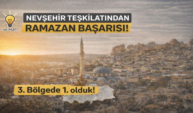 AK Parti Nevşehir teşkilatı zirveye yerleşti