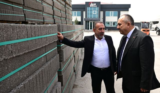 Nevşehir’de üretime yakın takip: Vali Fidan’dan İGB Bims'e ziyaret
