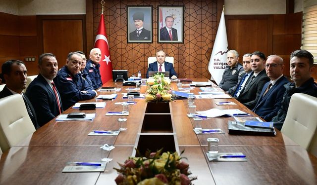 Nevşehir’de asayiş gündemi: Güvenlik ve koordinasyon ele alındı