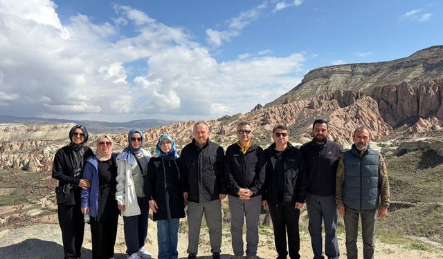 Protokol üyeleri Kapadokya’nın eşsiz doğasında