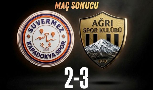 Suvermez Kapadokyaspor son dakika golüyle yıkıldı