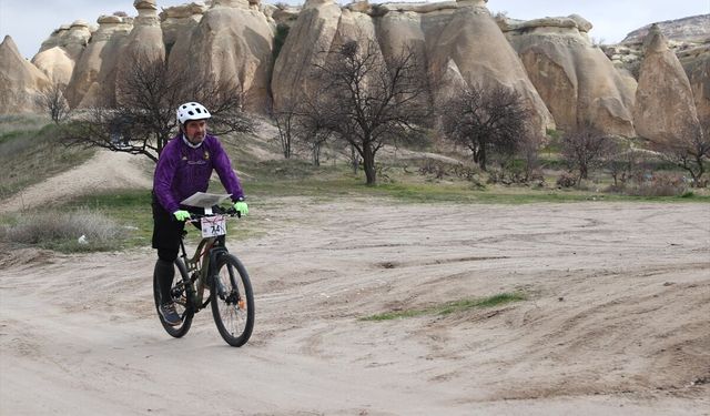 Kapadokya’da nefes kesen yarış! 106 sporcu kıyasıya mücadele etti