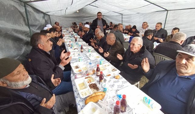 Gülşehir’de yağmur ve şükür duası: Köy halkı bir araya geldi