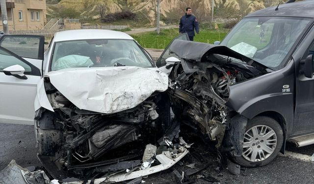 Nevşehir’de korkutan kaza: 4 yaralı