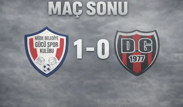 Derinkuyugücü deplasmanda 1-0 mağlup oldu