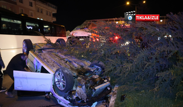 Köpeğe çarpmamak isterken canından oluyordu: 2 yaralı