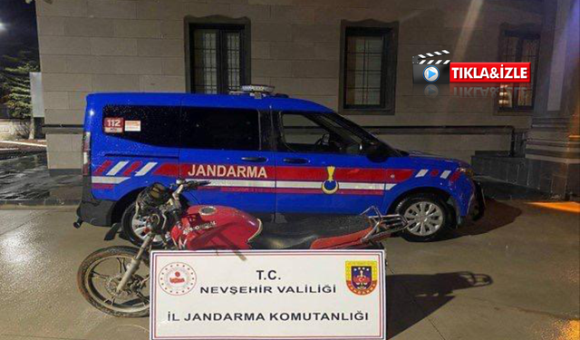 Avanos'ta traktör ve motosiklette şase oyunu