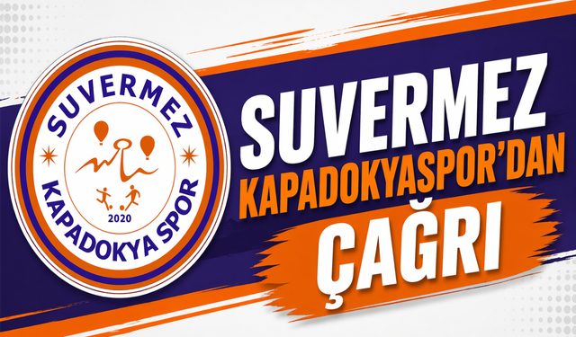 Alt liglerde kriz büyüyor! Suvermez Kapadokyaspor’dan TFF’ye çağrı