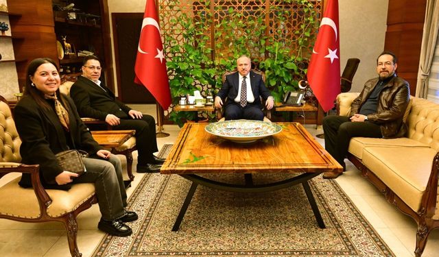 Vali Fidan, basın ve iş dünyasını makamında kabul etti