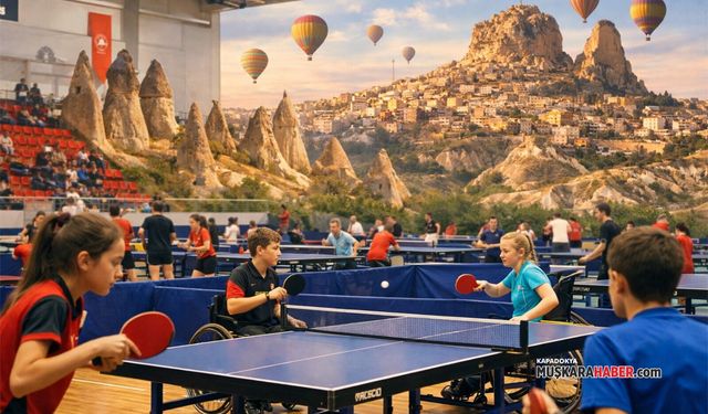 Masa Tenisi Türkiye Şampiyonası heyecanı Nevşehir’de yaşanacak