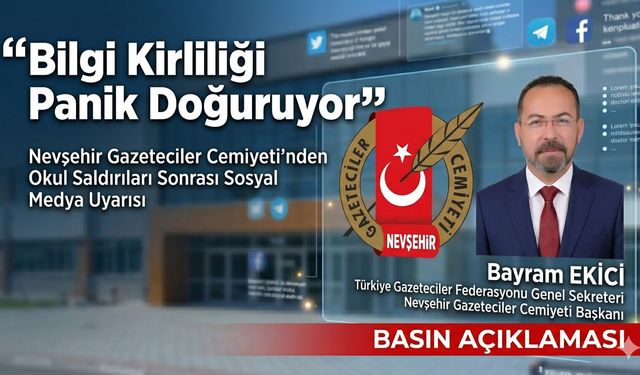Başkan Bayram Ekici’den sosyal medya uyarısı: "Bilgi kirliliği panik doğuruyor"