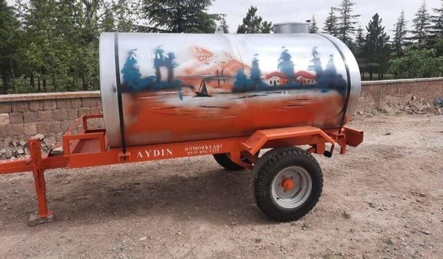 Nevşehir’de hırsızların planı tutmadı! Boyayıp sakladıkları tanker bulundu