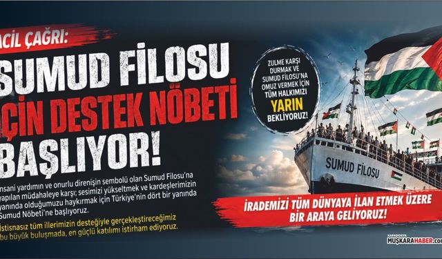 Nevşehir’de “Sumud Filosu” için destek nöbeti başlıyor!