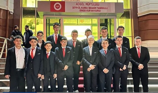Acıgöl ve Karapınar’da 26 öğrenci hafızlık sevinci yaşadı