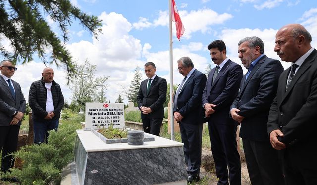 Bayram öncesi Avanos’ta şehitler dualarla anıldı